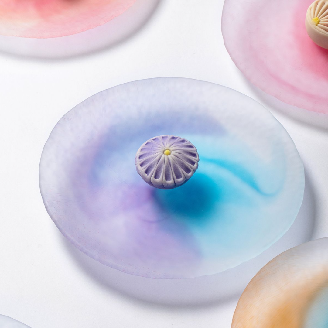 Mizuno Glass Handcrafted Candy-Colored Monet Impression Glass