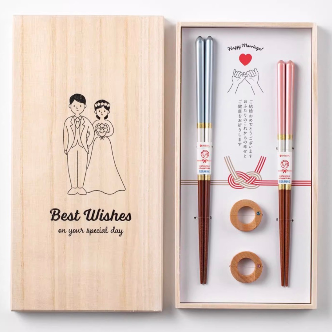 Ishida Couple's Eternal Knot Chopstick Wedding Gift Set – Hikari