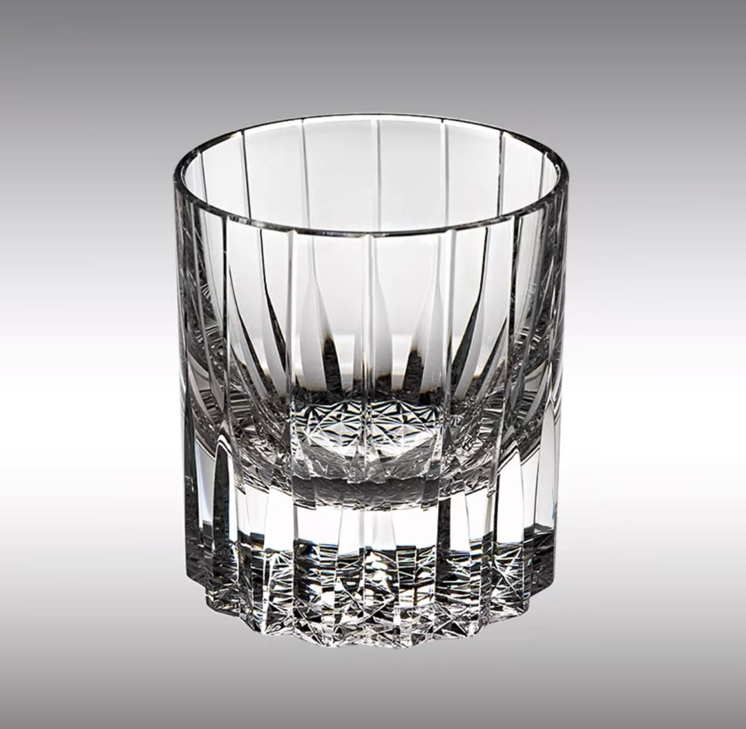 Edo Kiriko Starburst Crystal Whiskey Glass - Whisky Glasses - Hikari Spirits