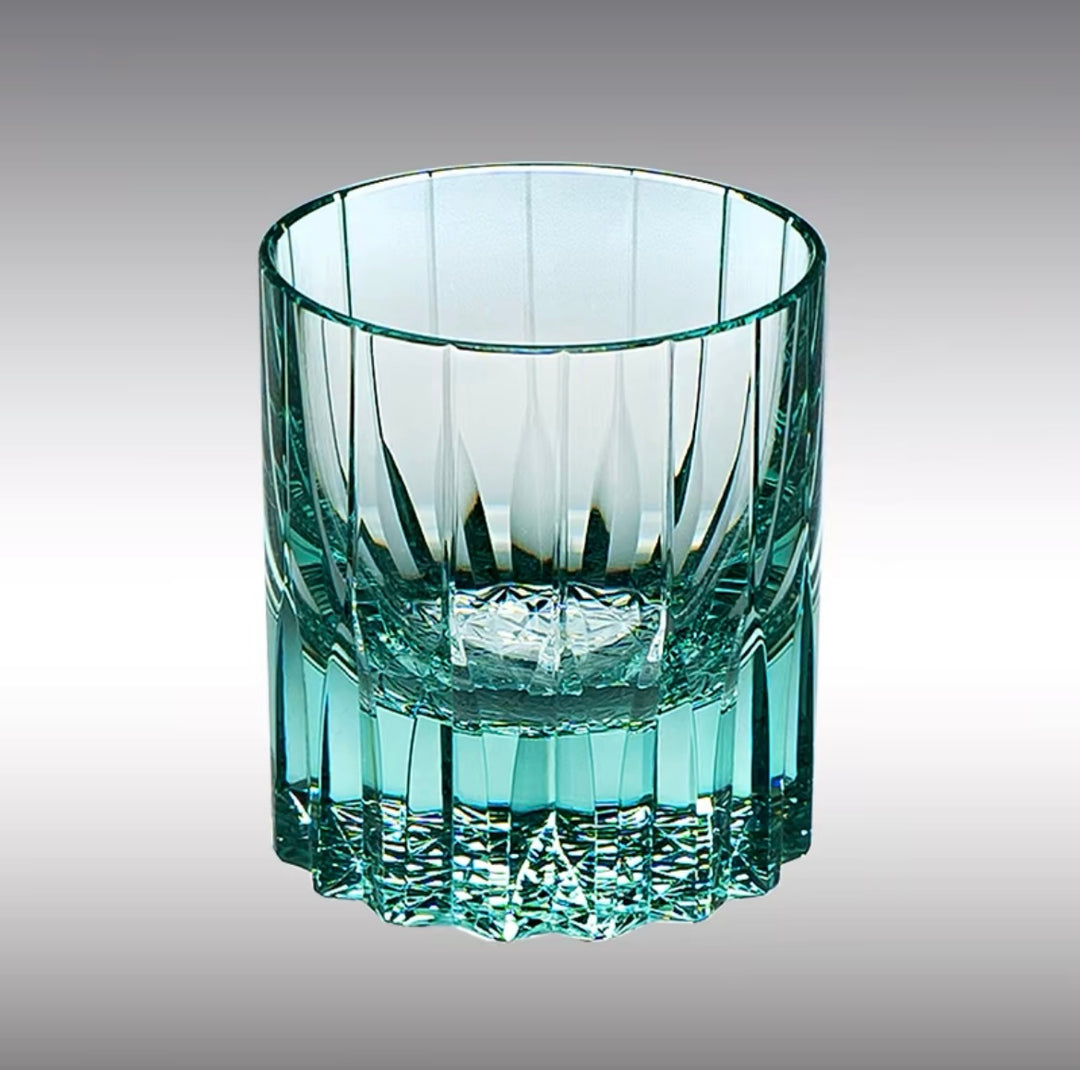 Edo Kiriko Starburst Crystal Whiskey Glass - Whisky Glasses - Hikari Spirits