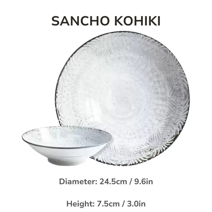 Showa Seito Cone Shaped Ramen Bowl