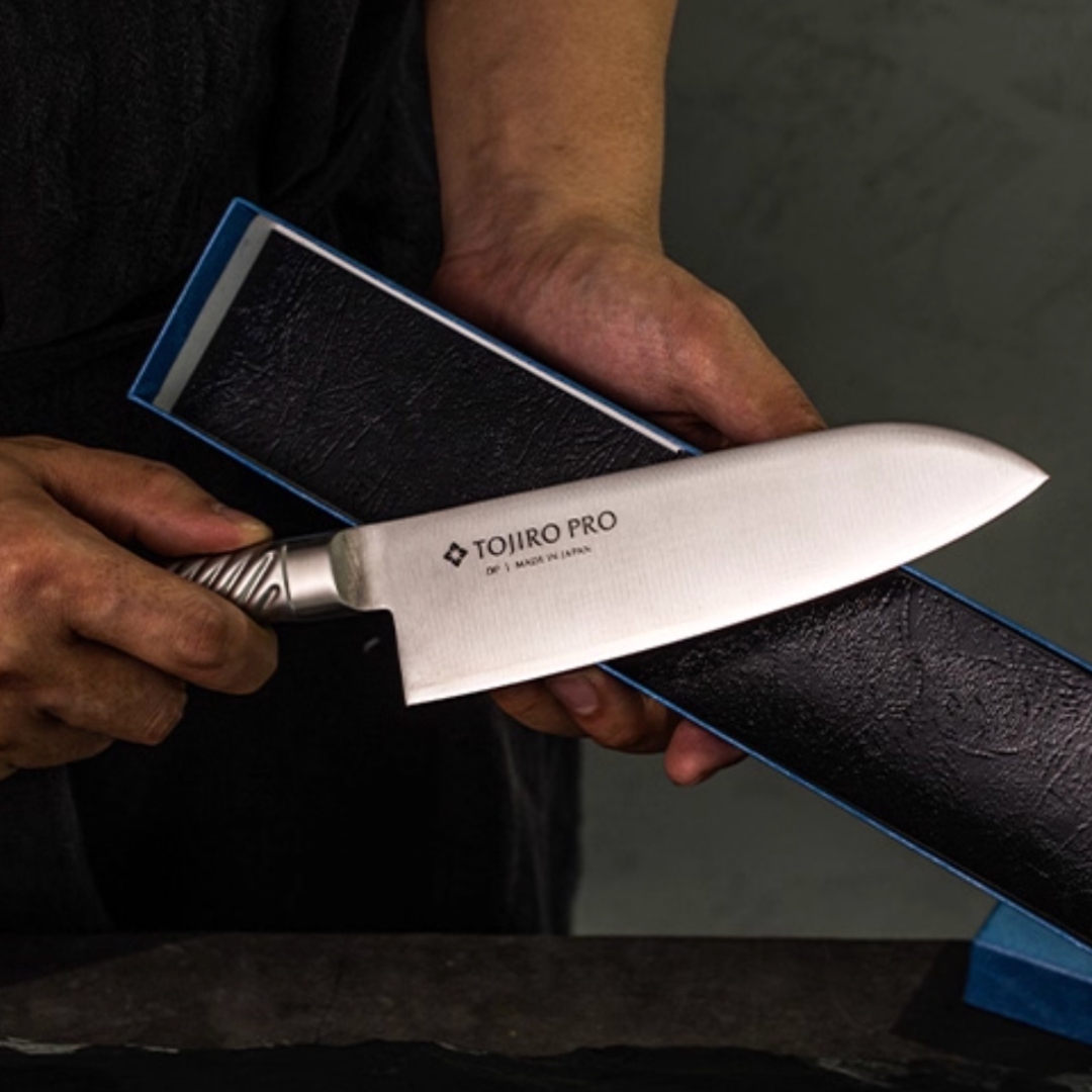 Tojiro VG10 Sanjo Steel Santoku Knife – F895