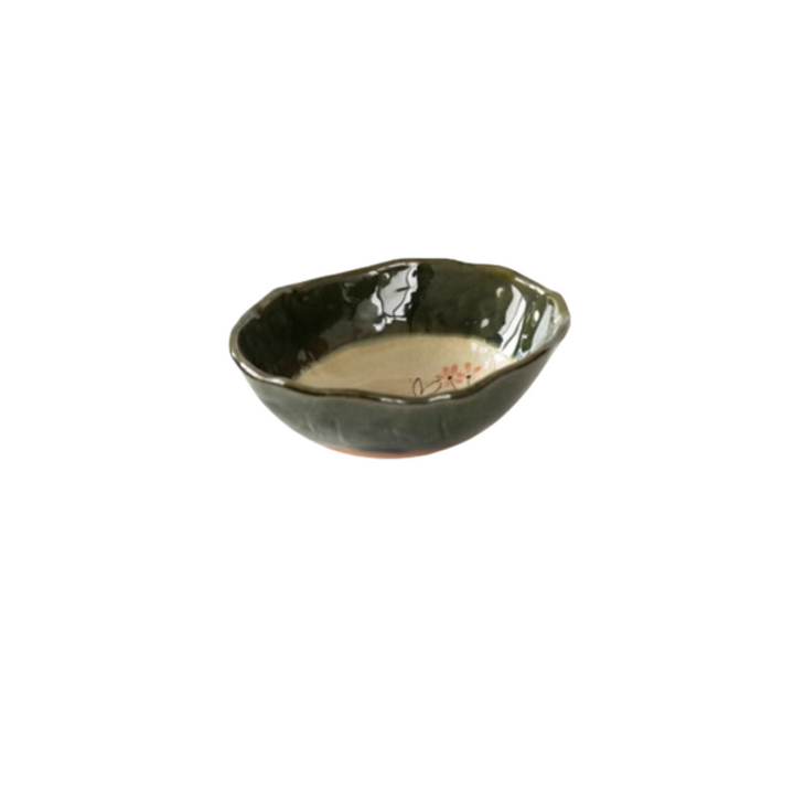 Seto Ware Hand-Painted Cute Rabbit Snack Bowl - Japanese Bowls - Hikari Spirits