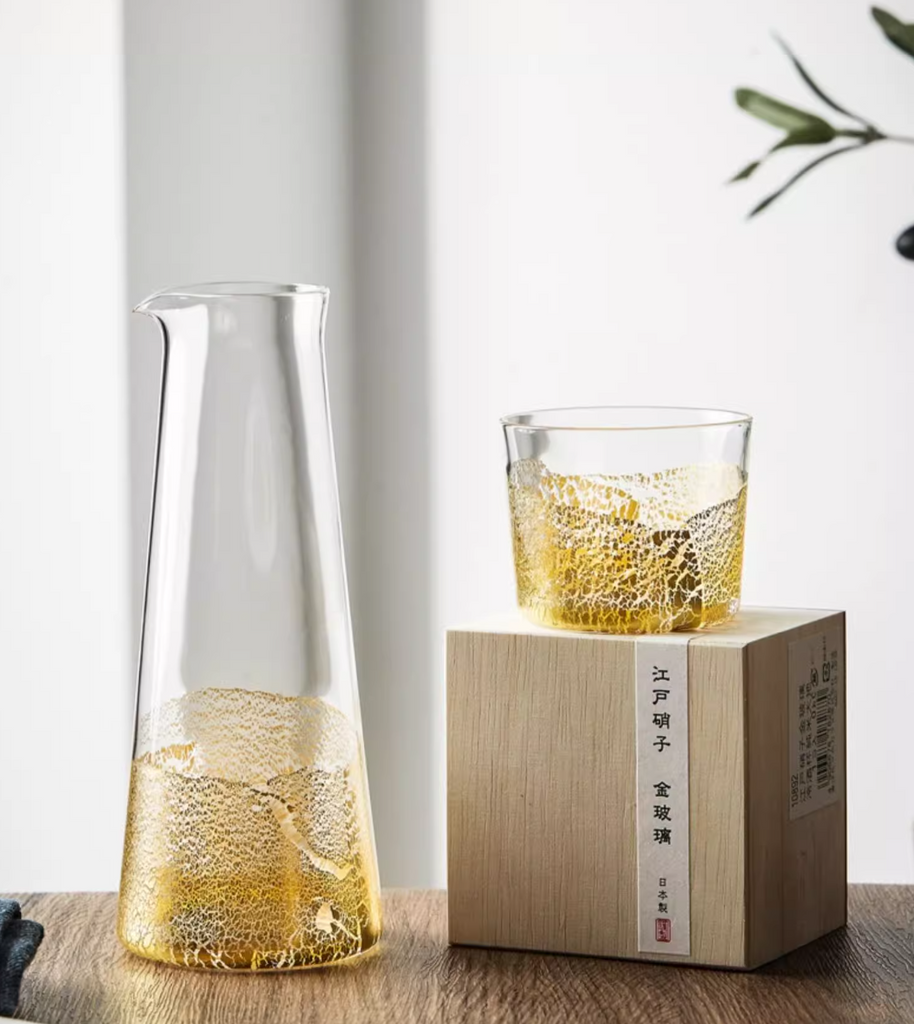 sasaki crystal デキャンタ Toyo-Sasaki Gold Leaf Crystal Decanter – Hikari Spirits
