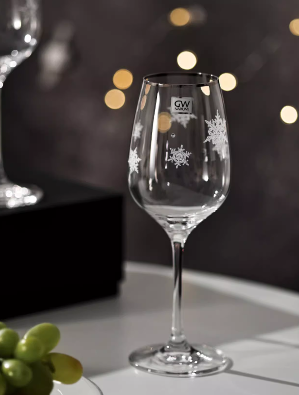 Narumi Snowflake Star Crystal Wine Glass Gift Set - Wine Glass - Hikari Spirits