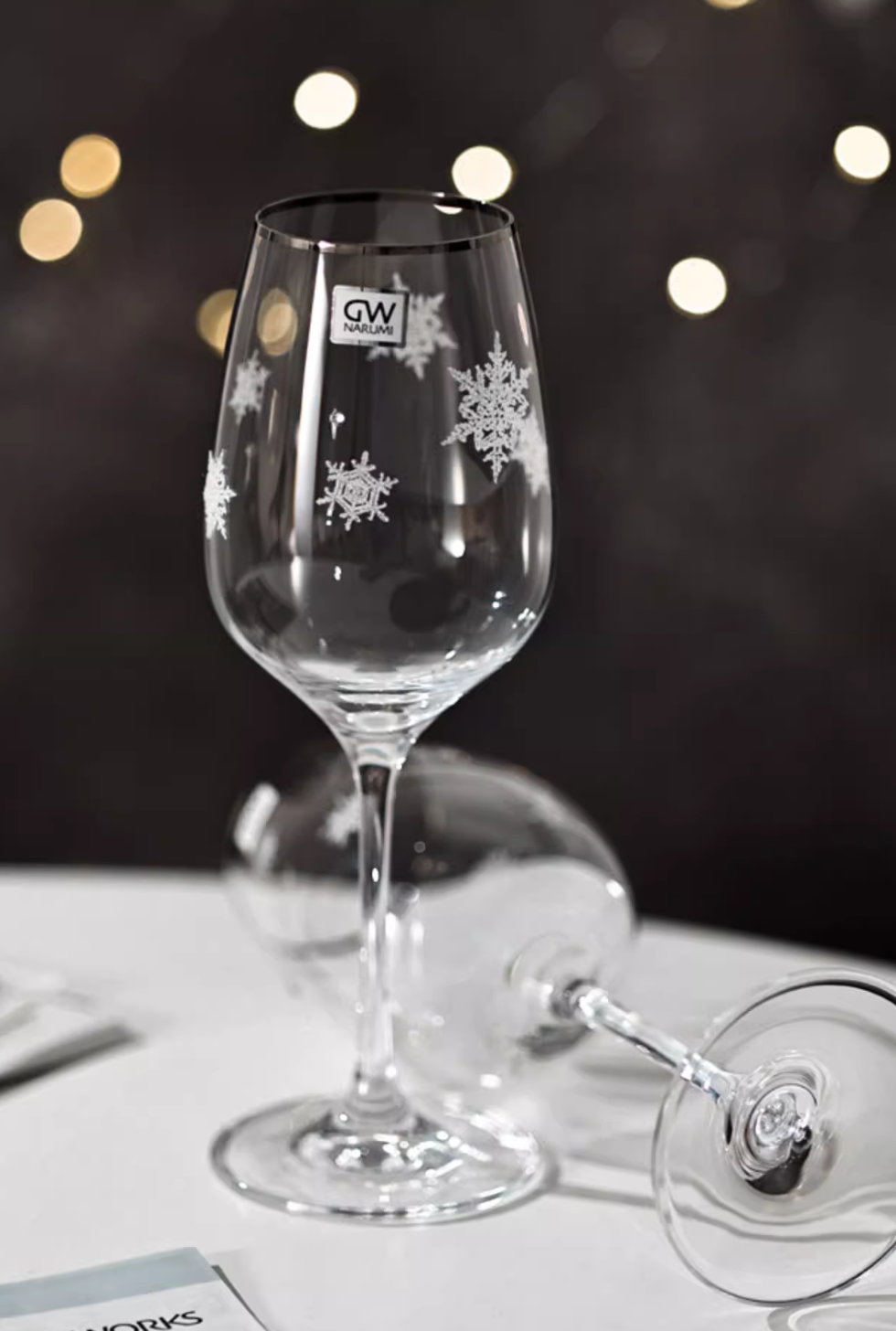 Narumi Snowflake Star Crystal Wine Glass Gift Set - Wine Glass - Hikari Spirits