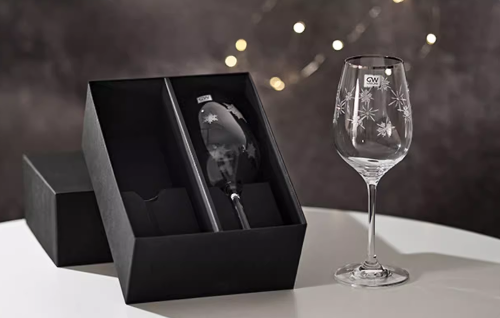 Narumi Snowflake Star Crystal Wine Glass Gift Set - Wine Glass - Hikari Spirits