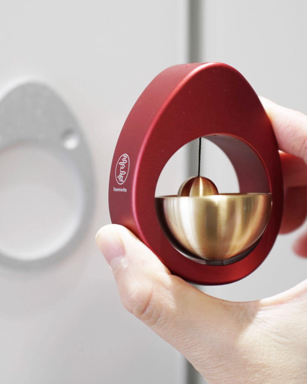 Dopamine Arts Handcrafted Brass Entrance Bell – Housewarming Gift