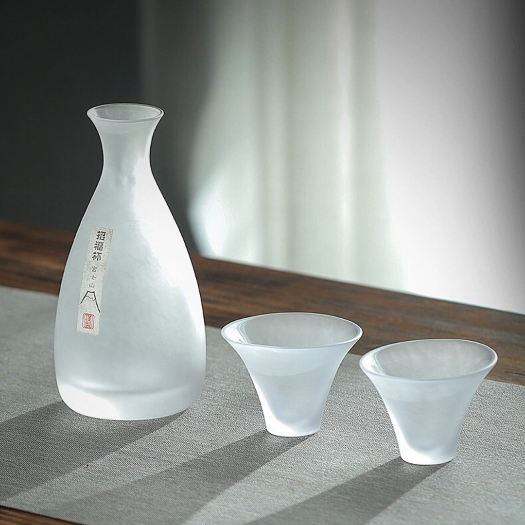 Hatsuyuki Mist Sake Cup Set - Japanese sake cup - Hikari Spirits