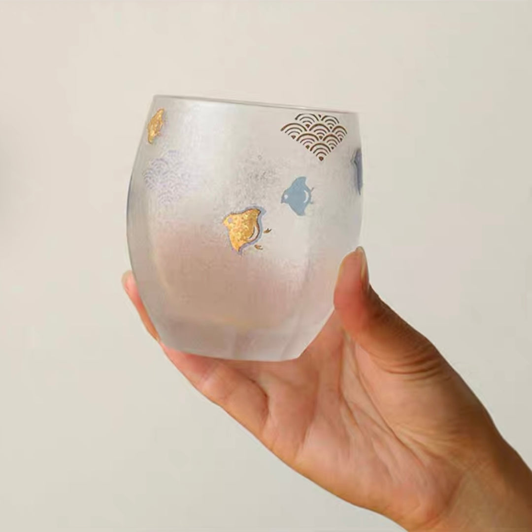 Aderia Creative Frosted Short Beer Glass - Beer Glass - Hikari Spirits