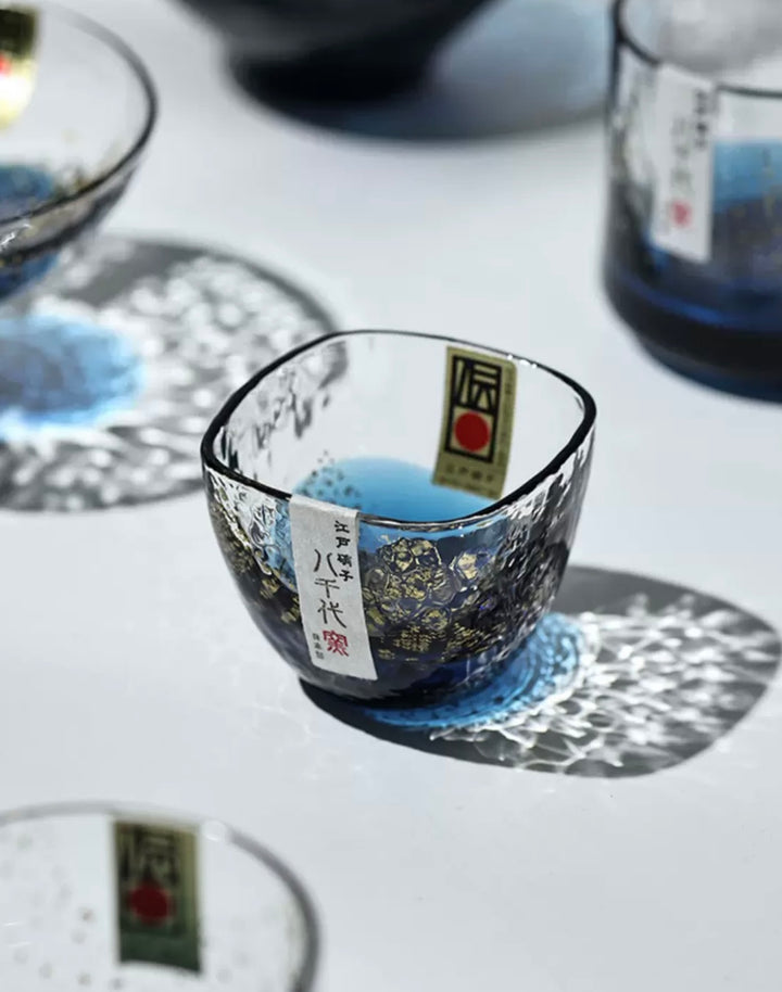 Toyo-Sasaki Gold Leaf Starry Sky Cup - Japanese sake cup - Hikari Spirits