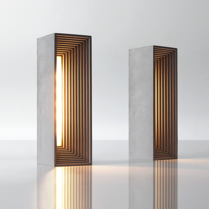 Deisoukoku Stairway of Light Concrete Table Lamp