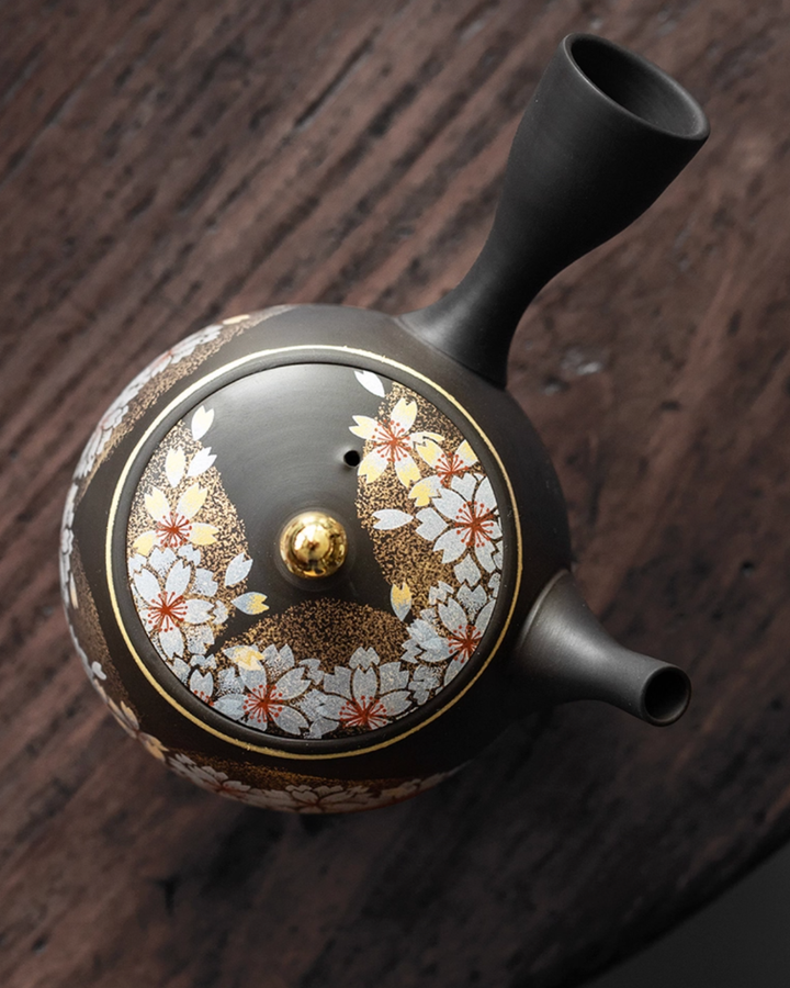 Kutani Ware Golden Sakura Teapot