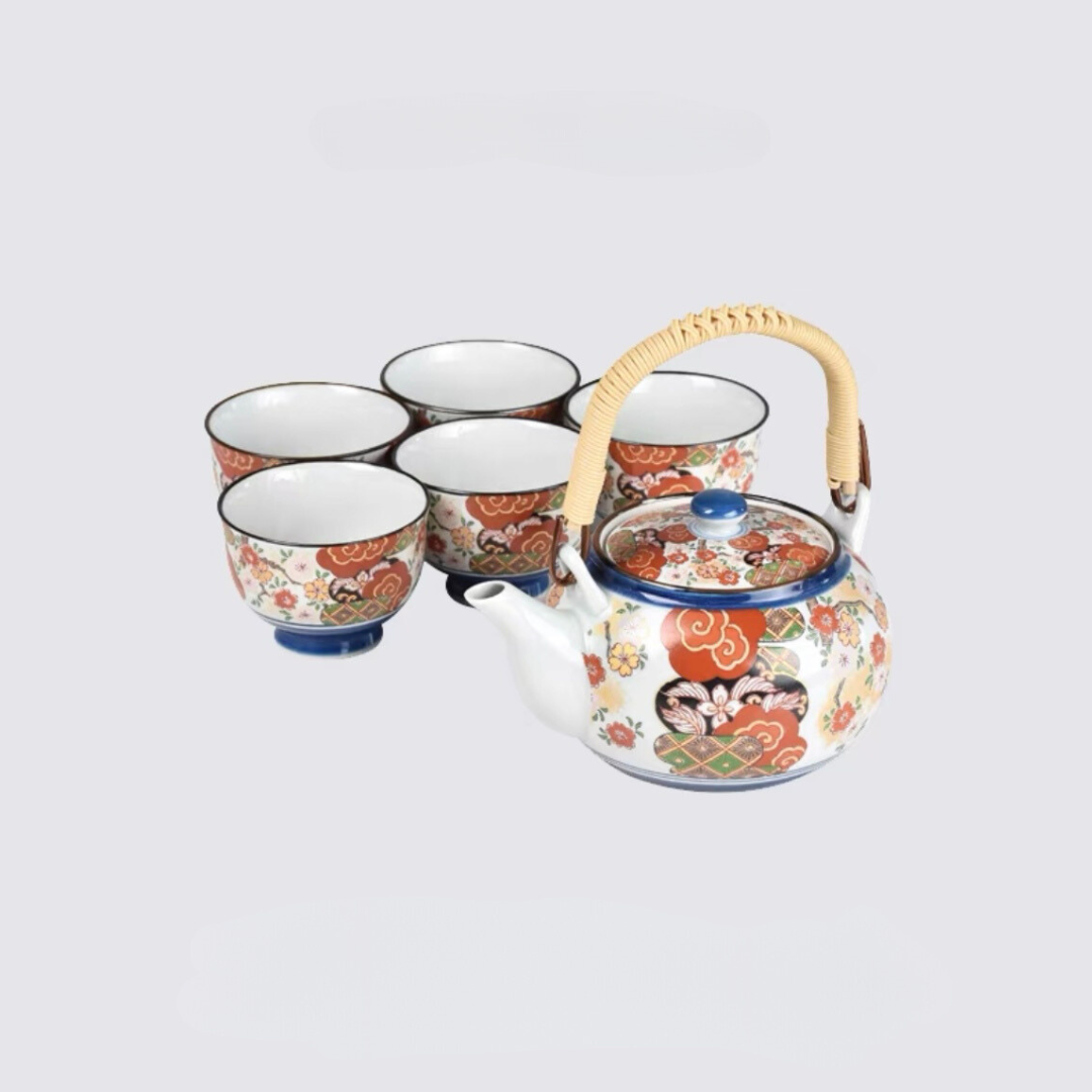 Arita-Yaki Imari Series Handcrafted Japanese Ceramic Tea Cup Gift Set - Japanese tea cup - Hikari Spirits