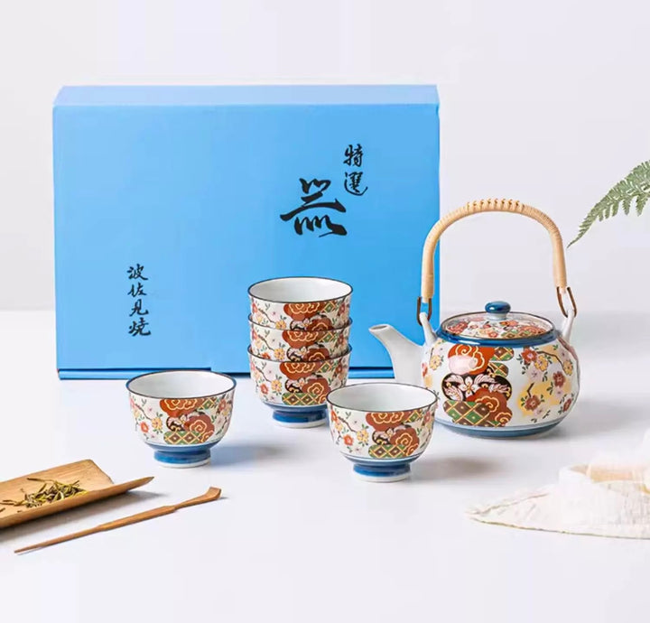 Arita-Yaki Imari Series Handcrafted Japanese Ceramic Tea Cup Gift Set - Japanese tea cup - Hikari Spirits