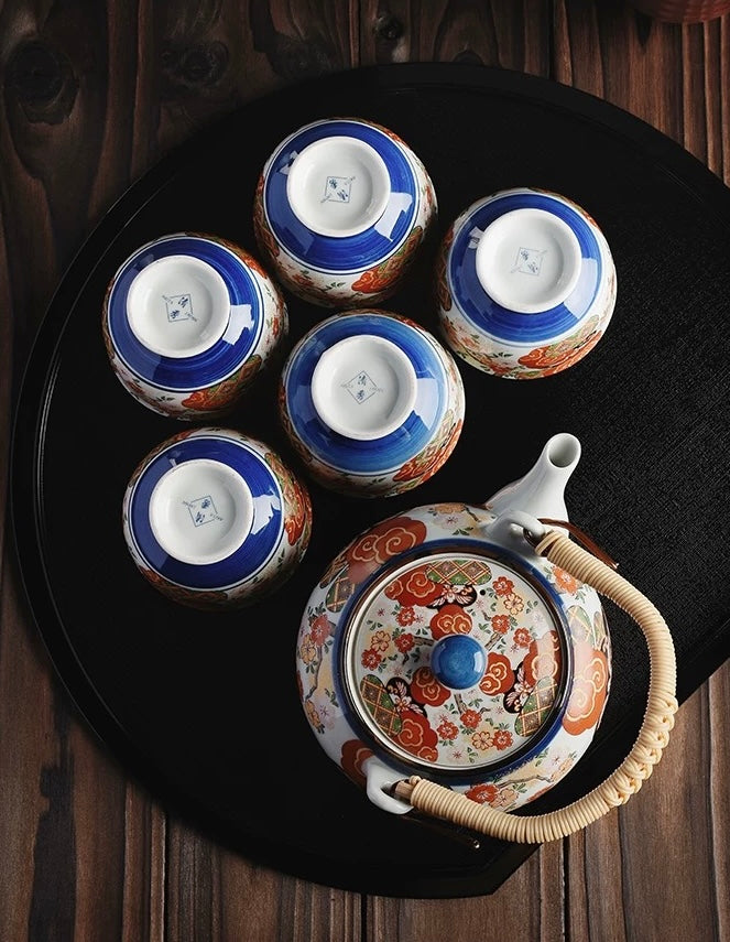 Arita-Yaki Imari Series Handcrafted Japanese Ceramic Tea Cup Gift Set - Japanese tea cup - Hikari Spirits