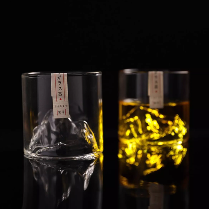 Edo Glass Handcrafted Iceberg Whisky Glass