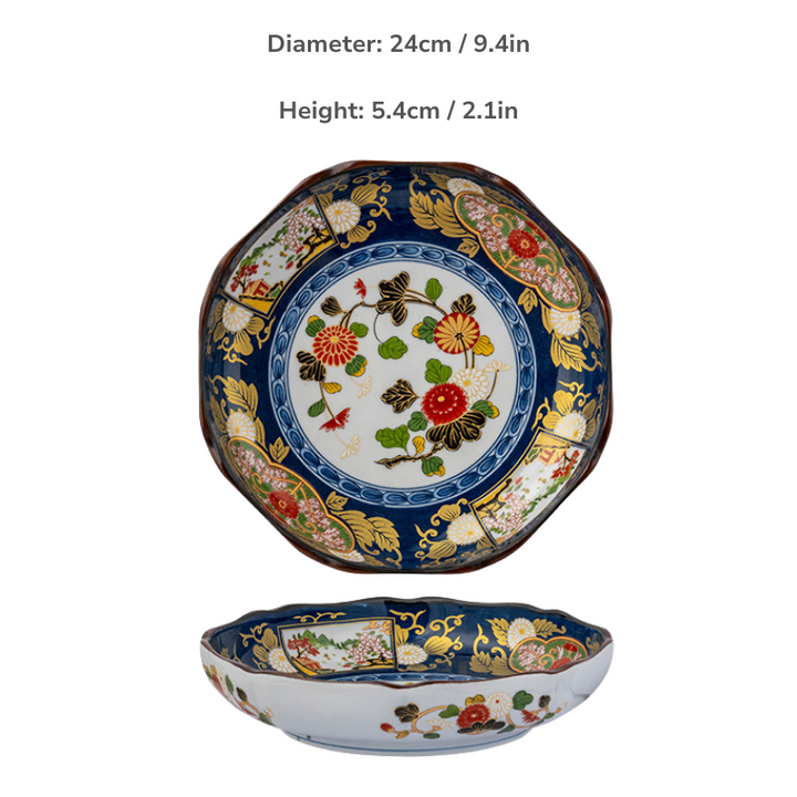 Mino Ware Vintage Ko-Imari Plate Gift Set