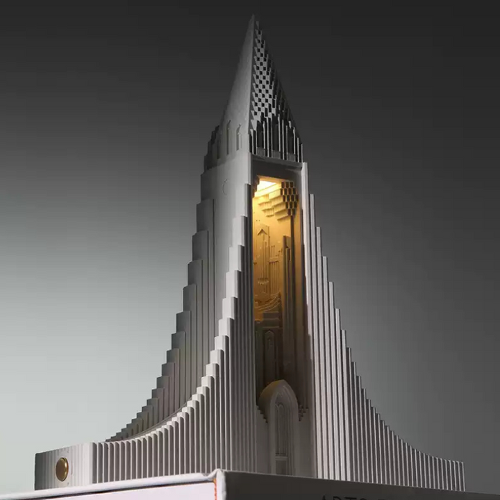 Deisoukoku Hallgrímskirkja Concrete Aroma Lamp