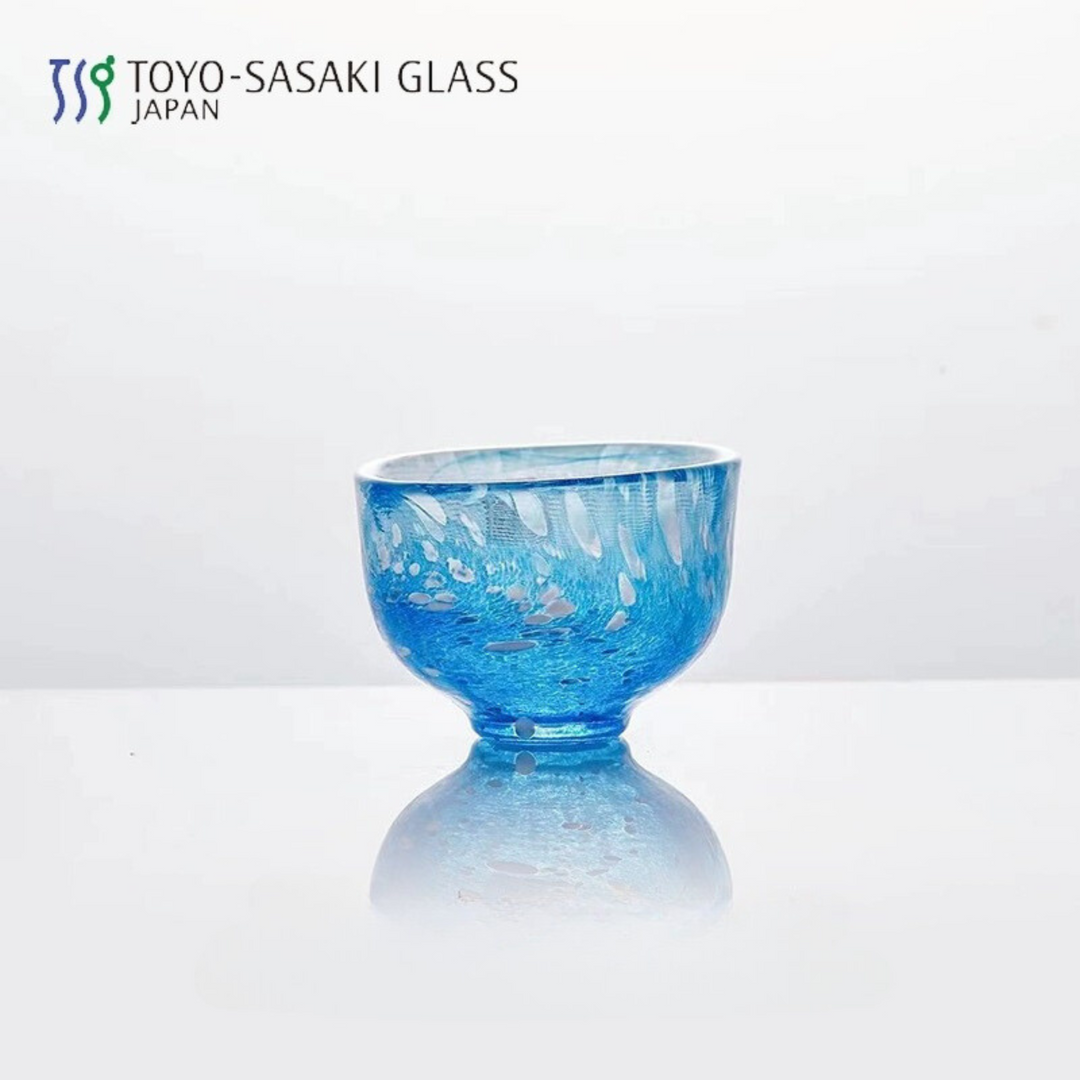 Toyo-Sasaki Wafu Colored Sake Set - Japanese sake cup - Hikari Spirits