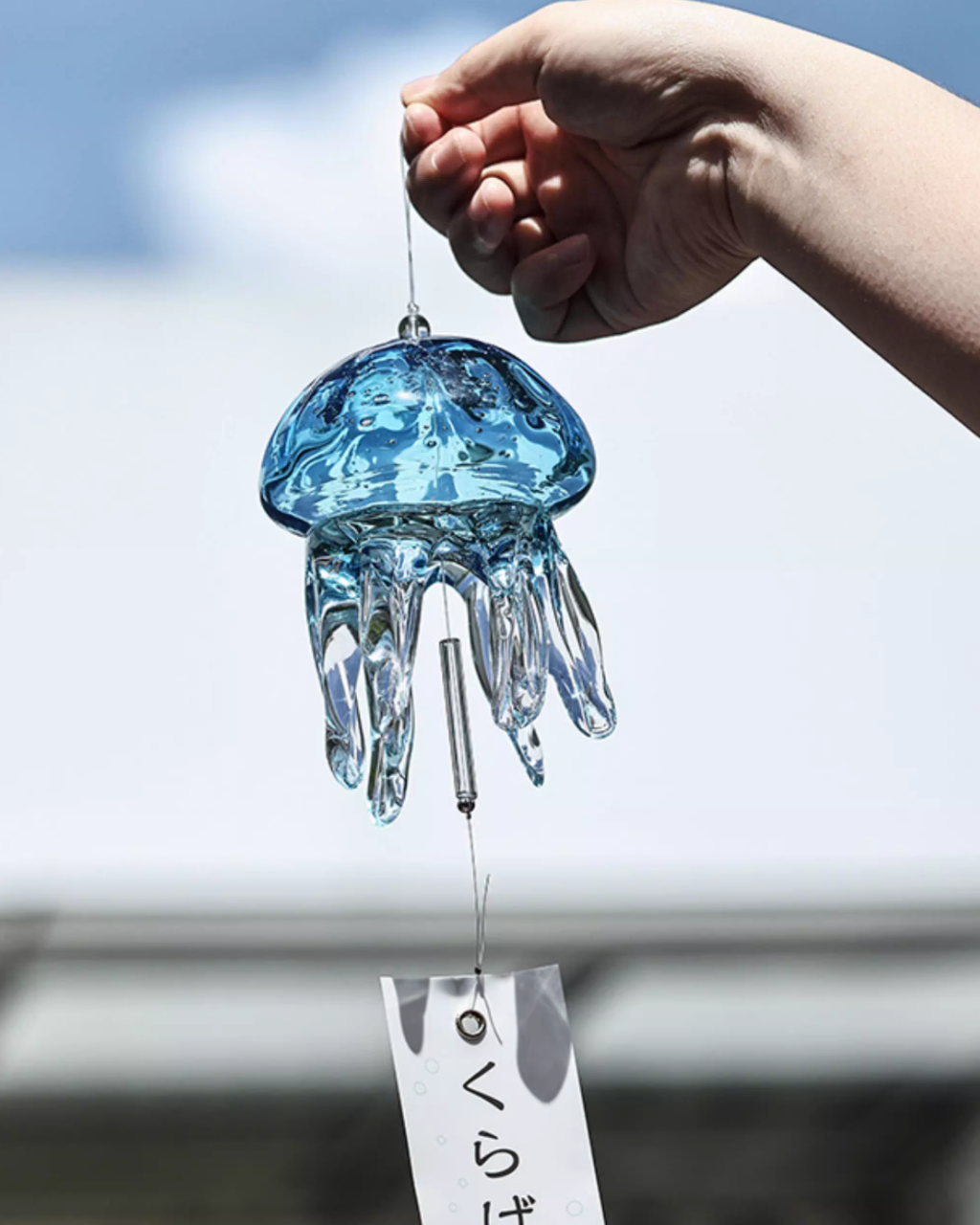 TAKU GLASS Jellyfish Wind Bell