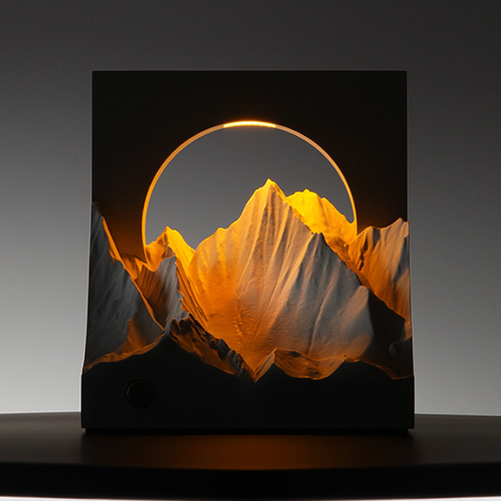 Deisoukoku The Mountain Concrete Aroma Lamp