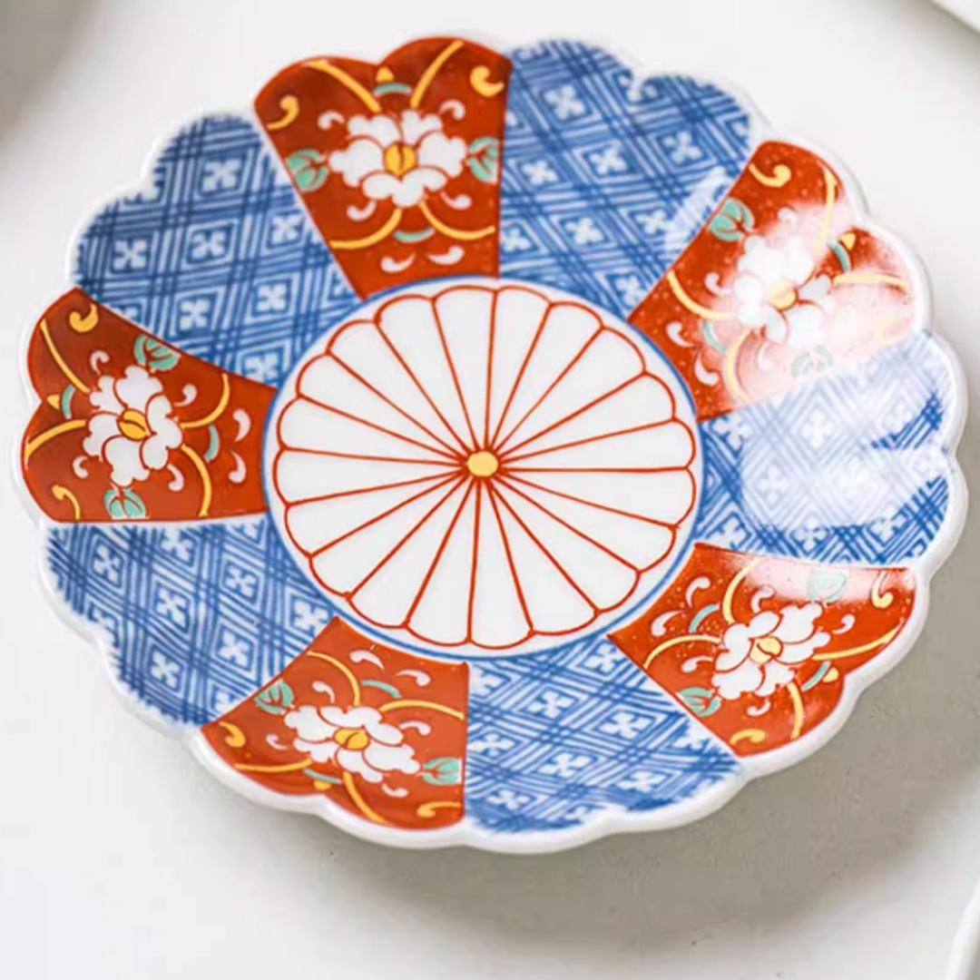 Arita Ware Blue & White Bean Soy Dish