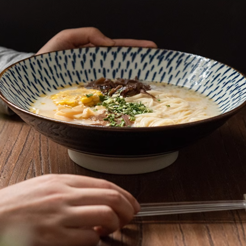 Showa Seito Cone Shaped Ramen Bowl