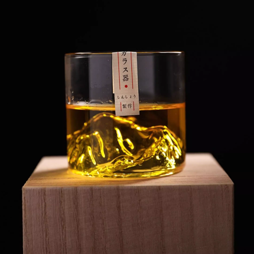 Edo Glass Handcrafted Iceberg Whisky Glass