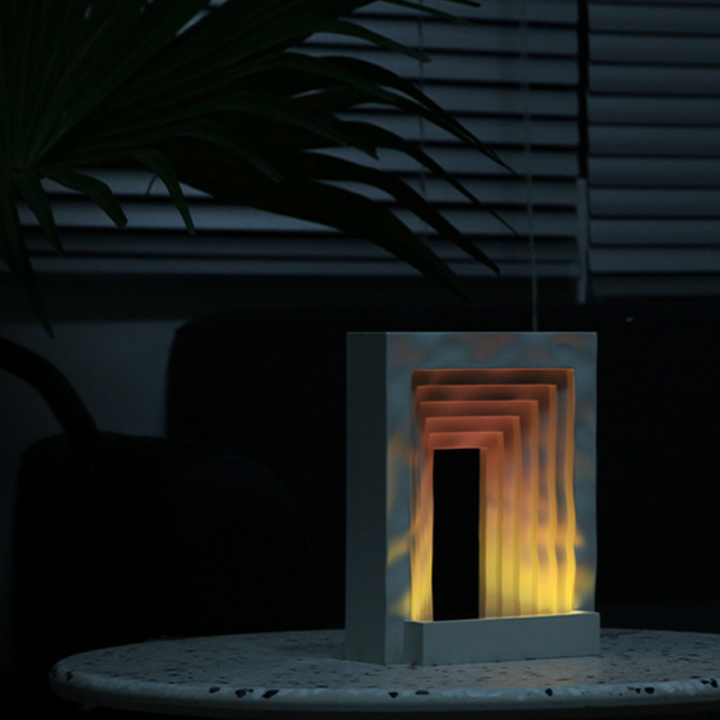 Deisoukoku Light Of Sea Gate Concrete Table Lamp