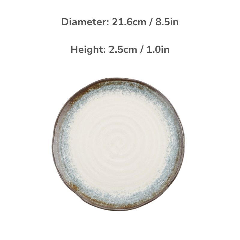 Mino Ware Celadon Halo Plate