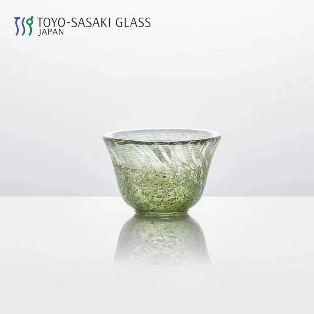 Toyo-Sasaki Wafu Colored Sake Set - Japanese sake cup - Hikari Spirits