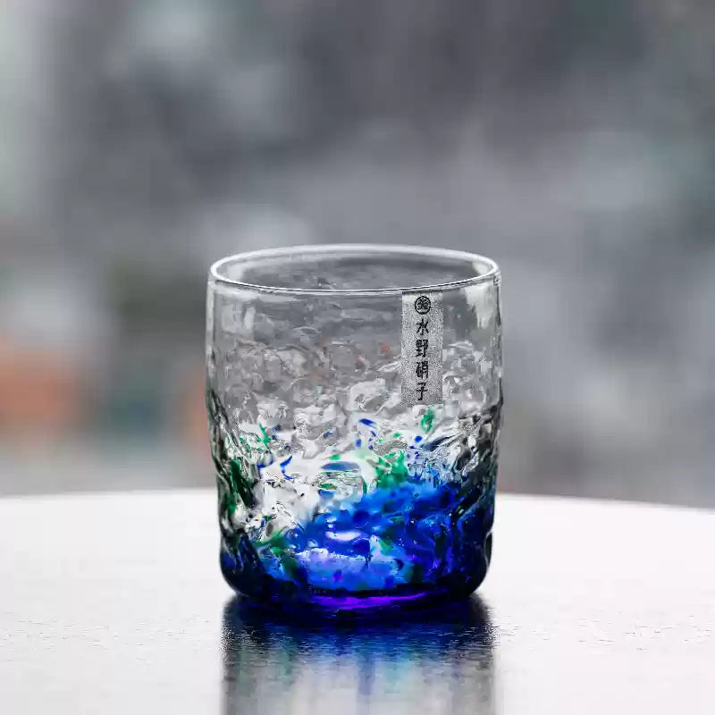 Mizuno Glass Starry Night Glow Whisky Glass