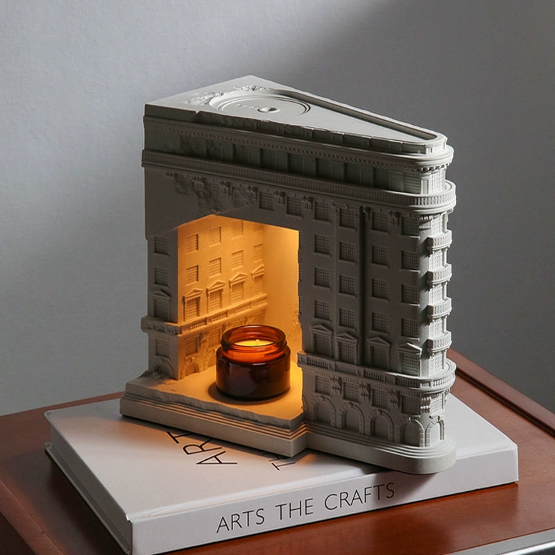 Deisoukoku Wukang Building Concrete Candle Warmer Lamp – Hikari