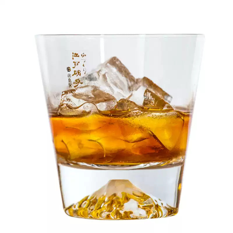 Tajima Glass Mount Fuji Whiskey Glass - Whisky Glasses - Hikari Spirits