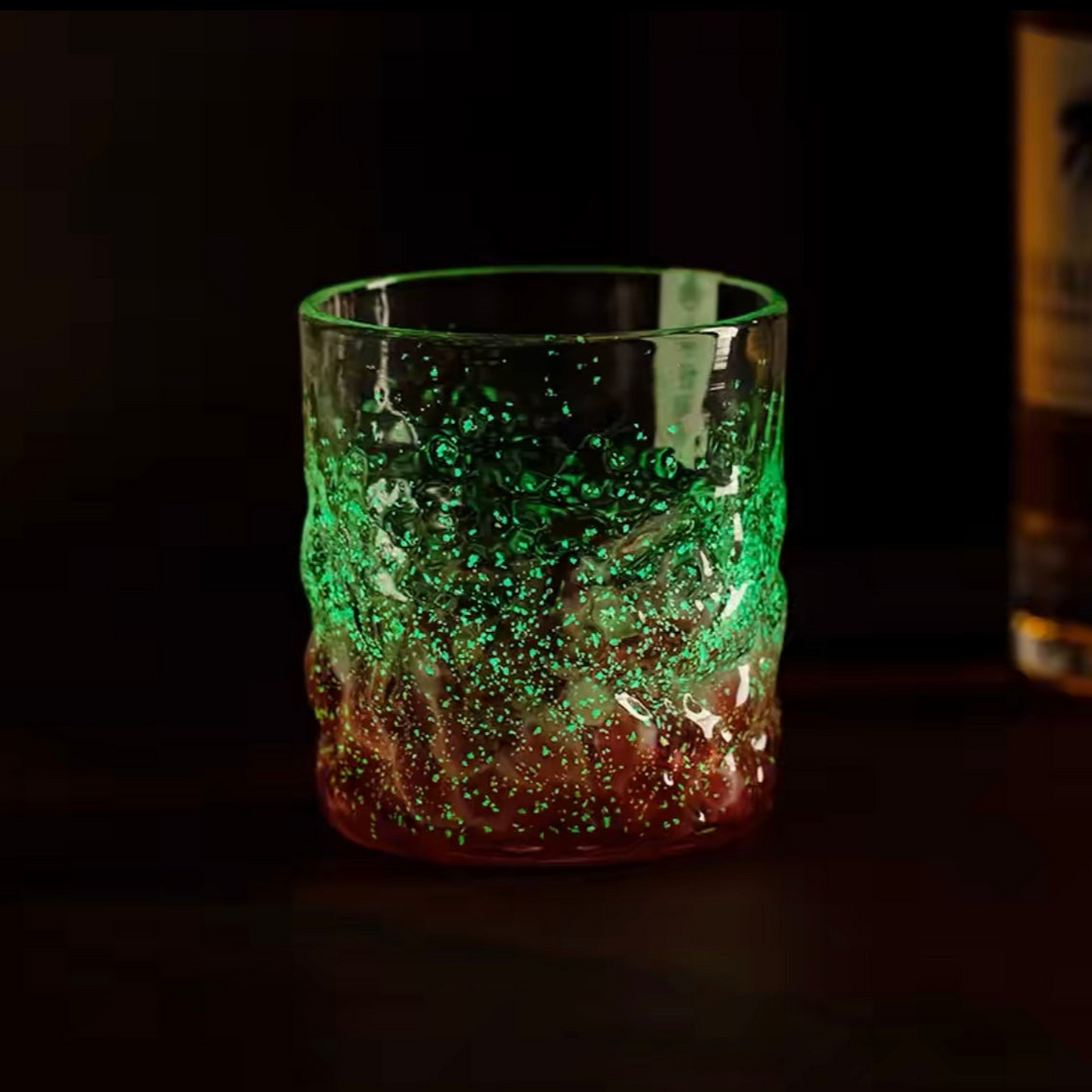 Mizuno Glass Starry Night Glow Whisky Glass - Whisky Glasses - Hikari Spirits